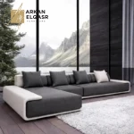 كنب زاوية بتصميم منخفض مودرن