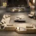 كنب زاوية مودرن مميزة بتصميم فاخر وانيق