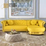 كنب زاوية علي الطراز الغربي