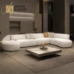 كنب زاوية دائري بتصميم مميز وحديث