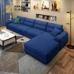 كنب زاويه قماش اوروبي