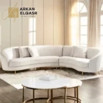 كنبة ركنية مخملي 5 مقاعد - لوي