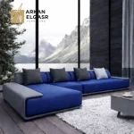 كنب زاوية بتصميم منخفض مودرن