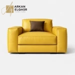 كنب مودرن من جلد بتصميم ايطالي