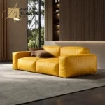 كنب مودرن من جلد بتصميم ايطالي