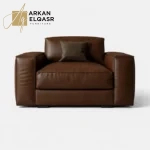 كنب مودرن من جلد بتصميم ايطالي