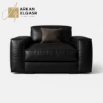 كنب مودرن من جلد بتصميم ايطالي