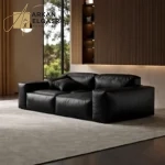 كنب مودرن من جلد بتصميم ايطالي