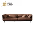 كنبة بتصميم ايطالي من الجلد الفاخر