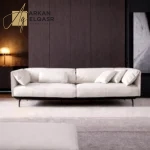 كنبة بتصميم ايطالي من الجلد الفاخر