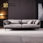 كنبة بتصميم ايطالي من الجلد الفاخر