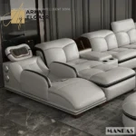 كنب جلد ذكي متعدد الاستخدمات