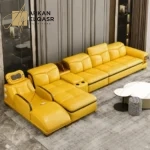 كنب جلد ذكي متعدد الاستخدمات