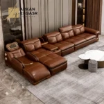 كنب جلد ذكي متعدد الاستخدمات