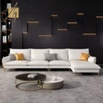 كنبة زاوية فخمة بتصميم مبتكر