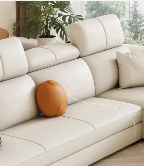 كنب زاوية متعدد المزايا فحم