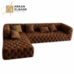 كنب زاوية من تصميم كابتوني