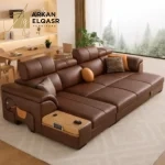 كنب زاوية متعدد المزايا فحم