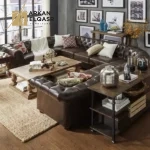 كنب زاوية دائري بتصميم فخم