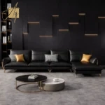 كنبة زاوية فخمة بتصميم مبتكر