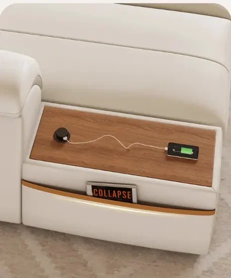 كنب زاوية متعدد المزايا فحم