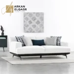 كنب قماش بشكل مميز وجذاب من ستيف