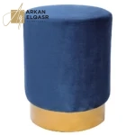 مقعد بوف دائرى استيلي مذهب مميز