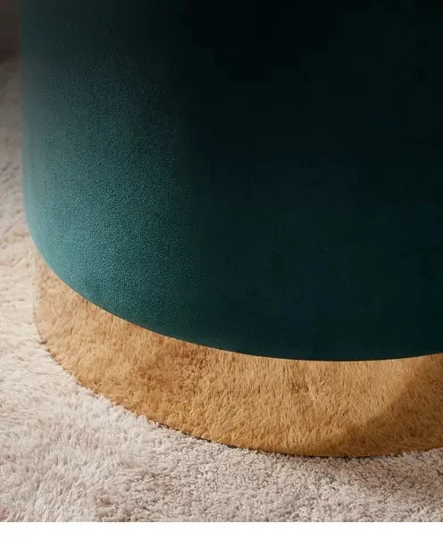 مقعد بوف دائرى استيلي مذهب مميز