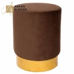 مقعد بوف دائرى استيلي مذهب مميز