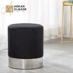 مقعد بوف دائرى استيلي مذهب مميز