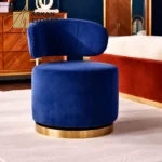 مقعد تسريحة مخملي انيق