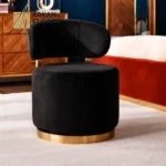 مقعد تسريحة مخملي انيق