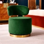 مقعد تسريحة مخملي انيق