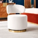 مقعد تسريحة مخملي انيق