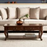 طقم طاولات طاولة قهوة بتصميم لويس + 2 طاولة جانبية - لويس