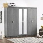 خزانة ملابس بـ 6 أبواب من تريو