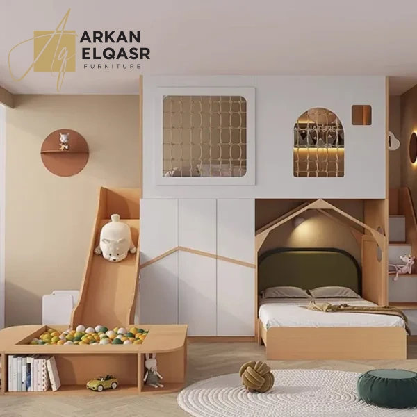 سرير اطفال دورين متعدد الوظائف