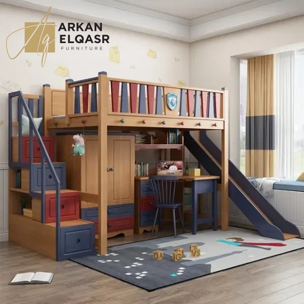 سرير نوم بدورين للاطفال