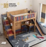سرير نوم بدورين للاطفال