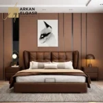 سرير بتصميم جذاب وانيق مع 2 كومدينة