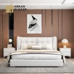 سرير بتصميم جذاب وانيق مع 2 كومدينة