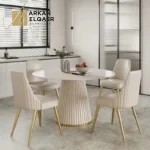 طاولة طعام دائرية فاخرة