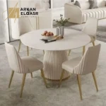 طاولة طعام دائرية فاخرة