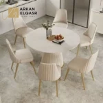 طاولة طعام دائرية فاخرة