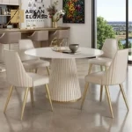 طاولة طعام دائرية فاخرة