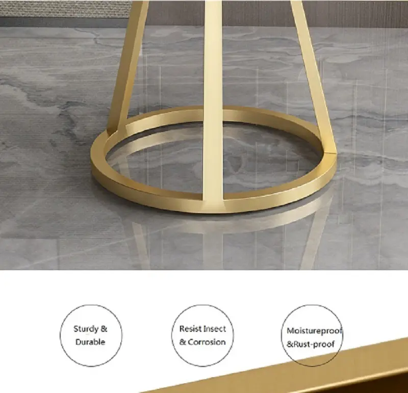 طاولة طعام رخامية دائرية فاخرة