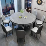 طاولة طعام رخامية قابلة للطي