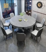 طاولة طعام رخامية قابلة للطي