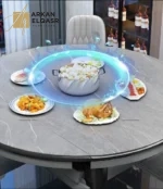 طاولة طعام رخامية قابلة للطي