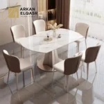 طاولة طعام دائرية قابلة للطي